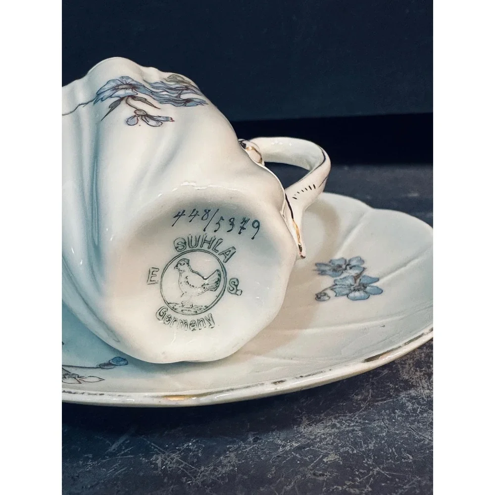 Vintage‎ 1944 Royal Bavarian Hutschenreuther Plate & Thomas Bavaria Cup Set